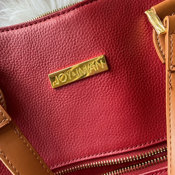 Joy & Iman Alexandria Leather Tote - excellent condition - Picture 2 of 6